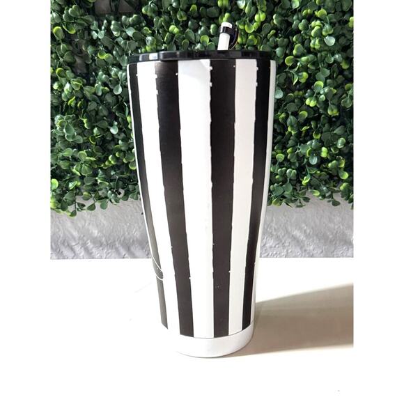 Jack Skellington Halloween Tumbler w/ Lid & Straw Nightmare Before Christmas NWT - Picture 2 of 5